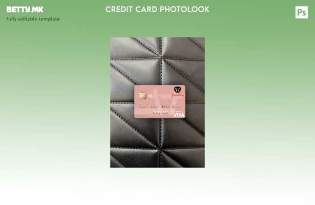 модерен стил Северна Кореја Даедонг кредитна банка виза дебитна картичка photolo